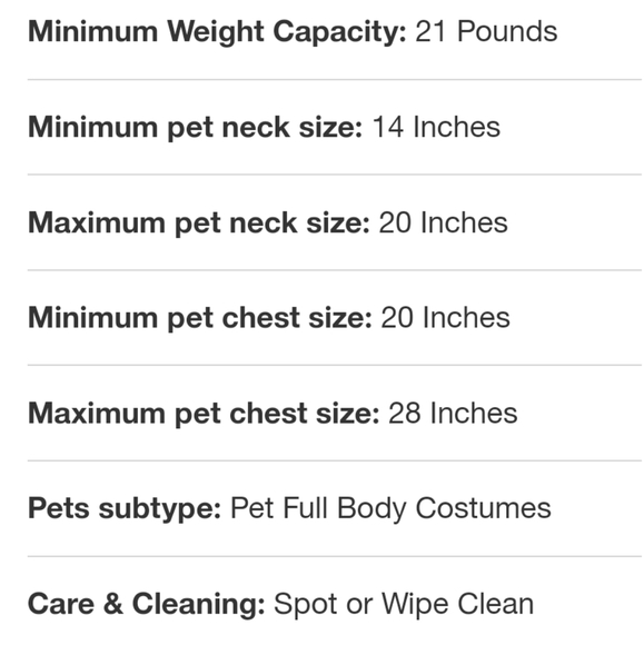 Unicorn furry pet costume sz medium - Picture 4 of 4